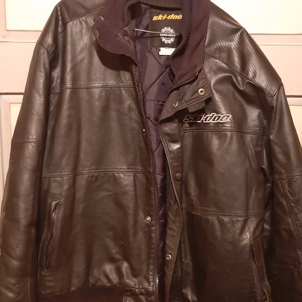 Ski-Doo BRP Bombardier Leather Jacket XL
